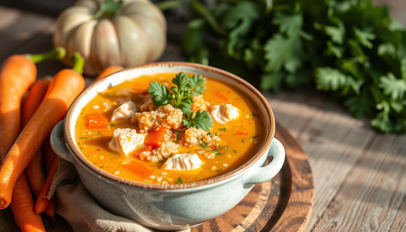 High protein soup