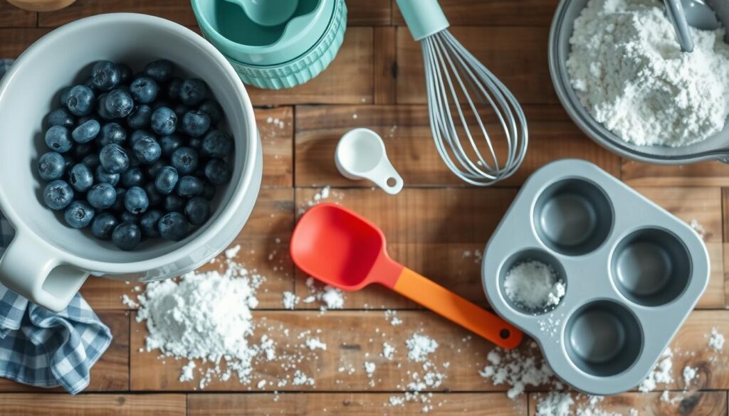 blueberry muffins