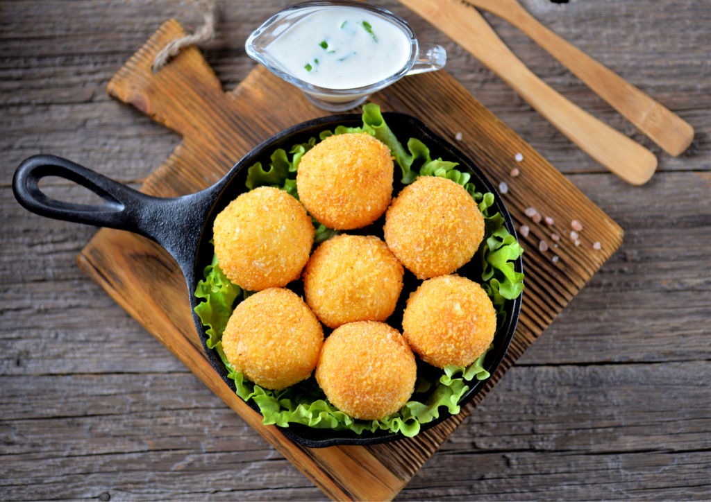 crispy potato croquettes