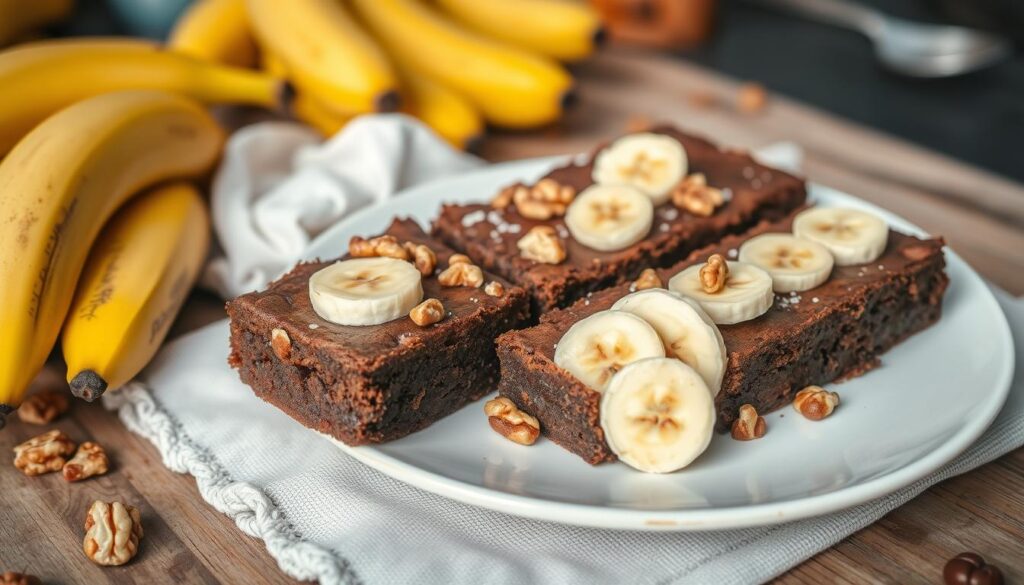 Healthy Banana Brownies