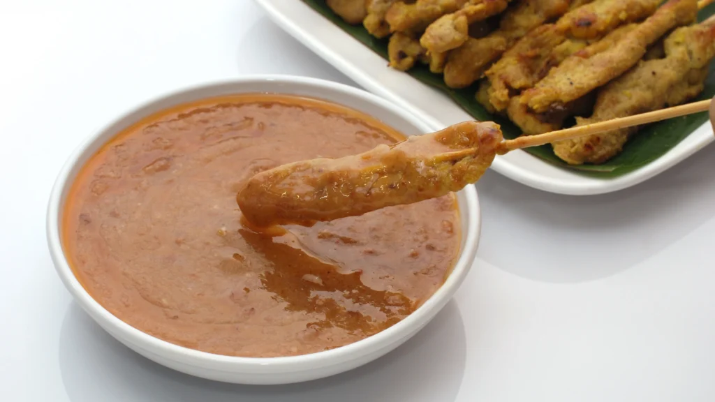 Chicken Satay peanut sauce